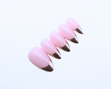 Load image into Gallery viewer, Silver Chrome Press-On Nails